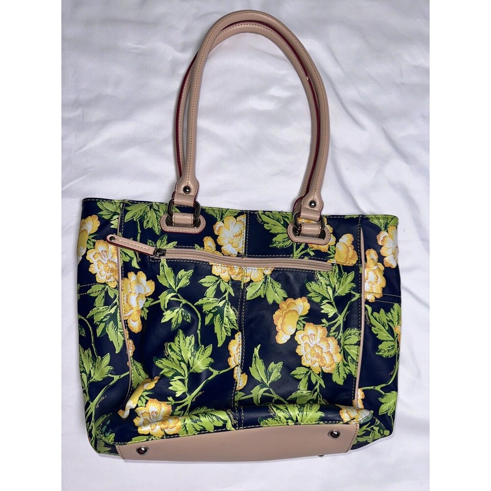 Vintage Tignanello Floral Shoulder Handbag